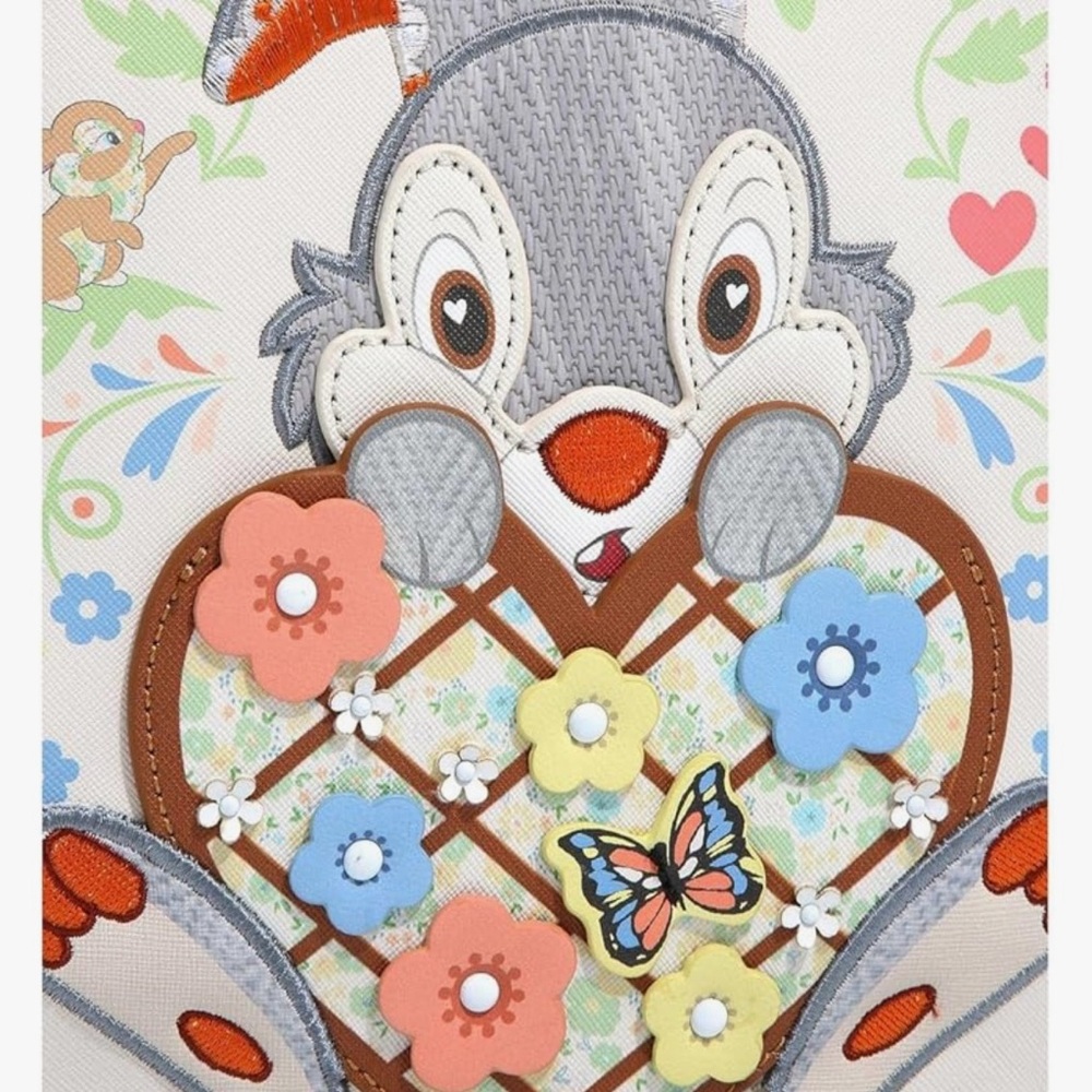 Disney x Danielle Nicole Bambi Thumper Loves Miss Bunny Mini  Backpack - Picture 5 of 12
